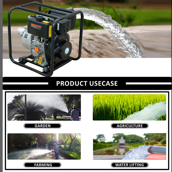 6.5 HP Diesel Engine Water Pump -3 Inch