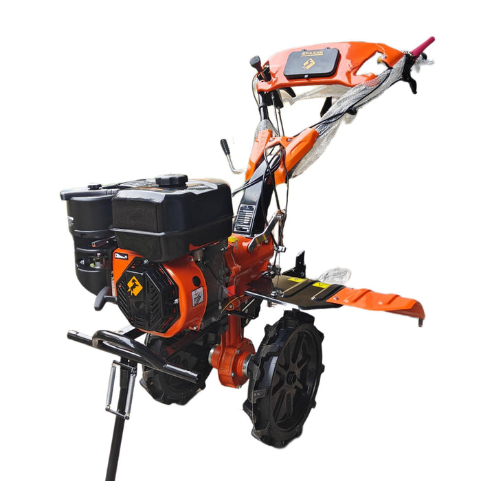 SPAARK Premium 7 HP Power Weeder with Turbo Engine and 3 tine Cultivator with 2 pass