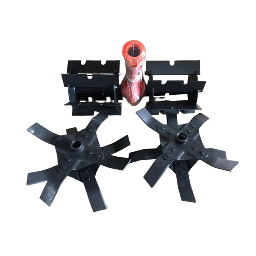 Combo Paddy wheels & Weeder Attachment for brush cutters