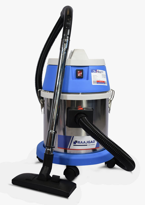 Wet & Dry Vacuum Cleaner, 1600 Watts, 21.5 Кра Suction Power, 25 litres Tank Capacity, Home Use, Blower Function, Washable 3L Dust Bag, Stainless Steel Body