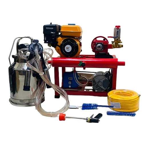 Double Power Milking Machine with 25 L Bucket