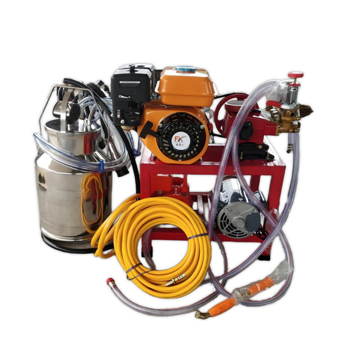 Double Power Milking Machine with 25 L Bucket