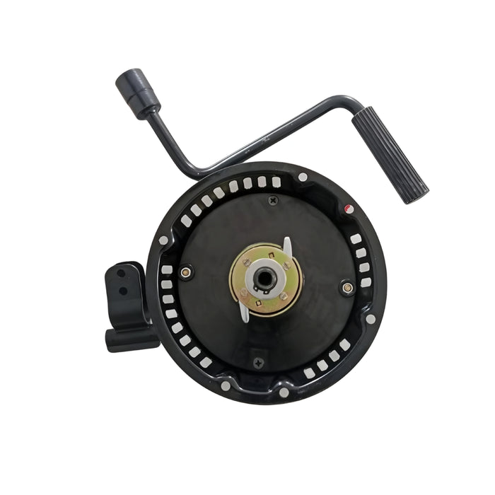 Hand crank starter for portable engines