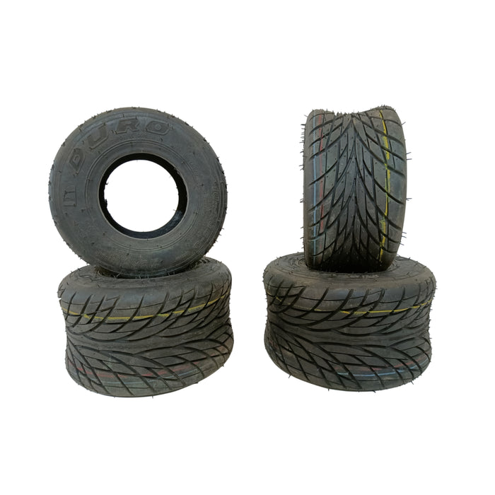 Duro Go Kart Wet Tires set | Includes 2 Front and 2 Rear