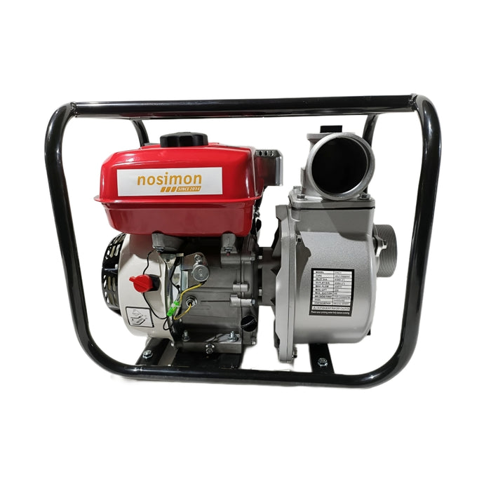 Water pump powered by 6.5hp petrol engine
