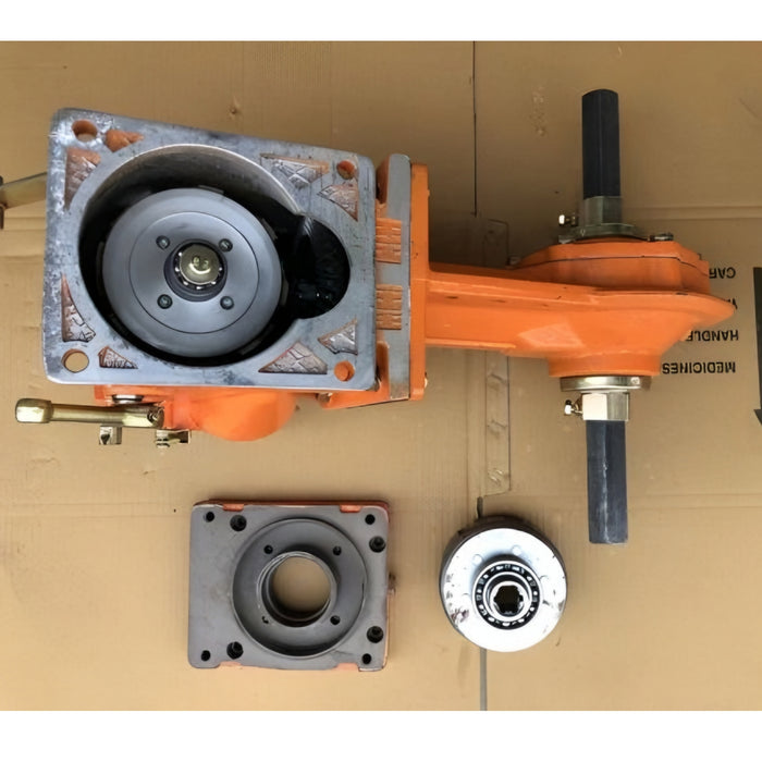 Gearbox for 7HP Center rotary weeder with clutch