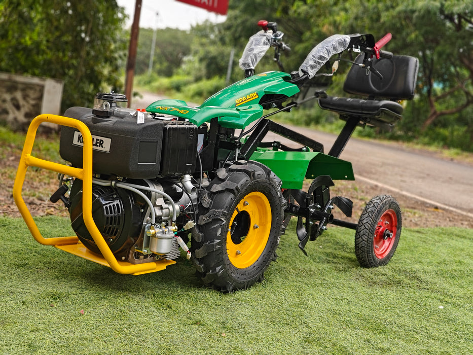 SPAARK NX740 पॉवर टिलर | सेल्फ स्टार्ट 10 HP डिझेल इंजिन