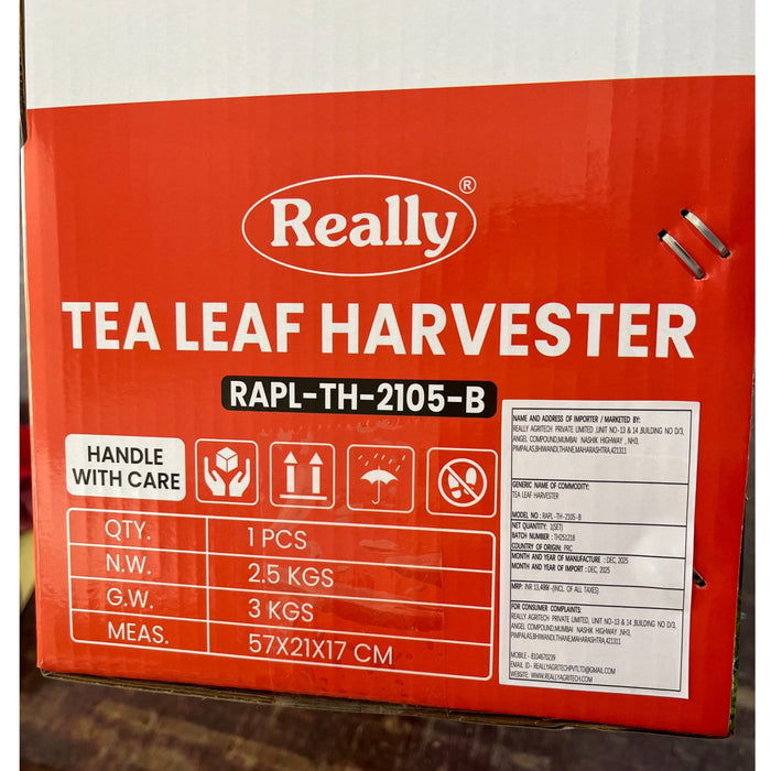 Cordless Tea Harvester | 21V Grass, Hedge Cutter 5.2 AH, With 30 cm Blade