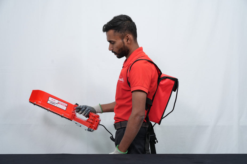 Cordless Tea Harvester | 24V Cordless Grass, Hedge Cutter 10 AH, With 30 cm Blade