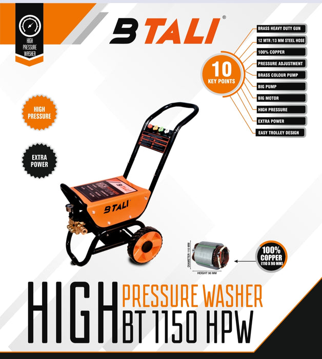 Btali BT 1150 High Pressure Washer HPW
