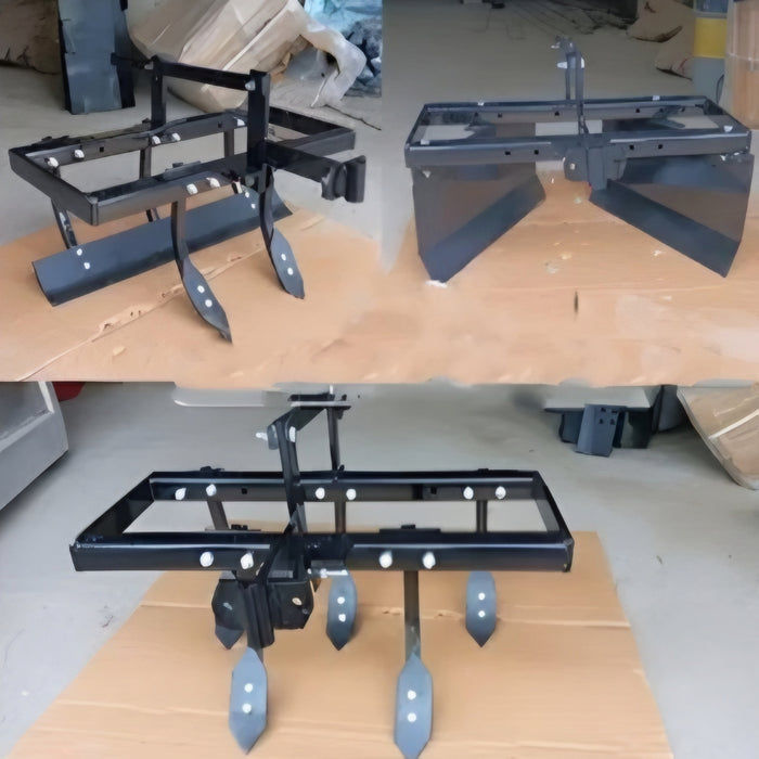 3 in 1 type cultivator bed maker leveler attachments for power weeder